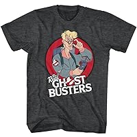 The Real Ghostbusters T-Shirt Egon Spengler Black Heather Tee