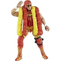 WWE Elite Collection Action Figure Hulk Hogan 6-inch Posable Collectible for WWE Fans Ages 8 Years Old & Up​