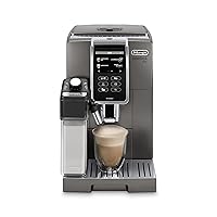 ECAM37095TI Dinamica Plus Connected with LatteCrema System, Fully Automatic Coffee Machine, Colored Touch Display,Titanium