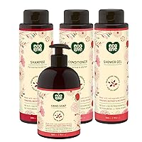ecoLove – Natural Red Collection - Organic Tomato and Beetroot - No SLS or Parabens - Vegan and Cruelty-Free