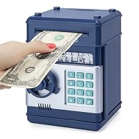 Refasy Piggy Bank Cash Coin Can ATM Bank Electronic Coin Money Bank for Kids-Hot Gift