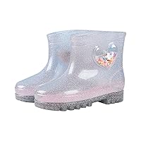 Toddler Kids Rain Boots Light Infant Boys Girls PVC Rain Boots Non Slip Shoes Outdoor Shoes Girls Size 12 Boots