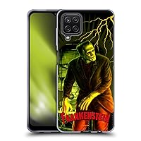 Head Case Designs Officially Licensed Universal Monsters Yellow Frankenstein Soft Gel Case Compatible with Samsung Galaxy A12 (2020)