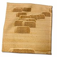 3dRose USA, Montana, Near Drummond. Bales of hay in a Field. - Towels (twl-331696-3)