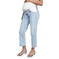 PAIGE Women's Noella Straight Maternity Jeans