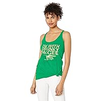 LOST GODS Women's St. Patrick's Day Drunky McGee Racerback Tank Top