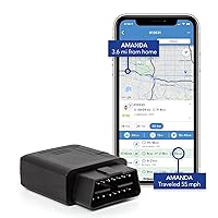 OBD-II GPS Trackers for Vehicles - Plug-in Real-Time Tracker for Fleet, Vehicles, Children, Teens, Elderly, Valuables, Cars. Subscription Required by Lightning GPS