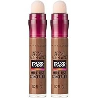 Maybelline Instant Age Rewind Eraser Dark Circles Treatment Multi-Use Concealer, Deep Bronze, 0.2 Fl Oz (Pack of 2) (Packaging May Vary)