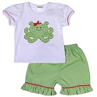 Octopus Top and Green Shorts