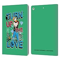 Officially Licensed Just Dance Drop The Beat Artwork Compositions Leather Book Wallet Case Cover Compatible with Apple iPad 10.2 2019/2020/2021