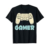 Funny Video Games Gamers Gaming Design Gamer Boys Teen Men T-Shirt