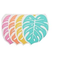 C.R. Gibson TW7-25061 Kailo Chic Monstera Leaf Disposable Paper Lunch Napkins for Parties, 6.5