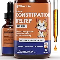 Cat Constipation Relief - Cat Laxative - Cat Constipation - Constipation Relief for Cats -Constipation Relief for Cat - Cat Laxative Constipation Relief - 1 fl oz - Roast Chicken Flavor