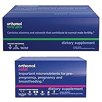 Orthomol Fertil 90-Day Supply & Natal 30-Day Supply, Male & Female Prenatal Supplements, Supports Healthy Pre-Pregnancy and Pregnancy