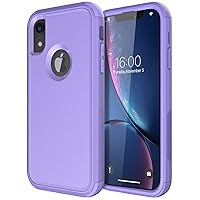 Diverbox for iPhone Xr Case [Shockproof] [Dropproof] [Dust-Proof],Heavy Duty Protection Phone Case Cover for Apple iPhone XR (Purple)