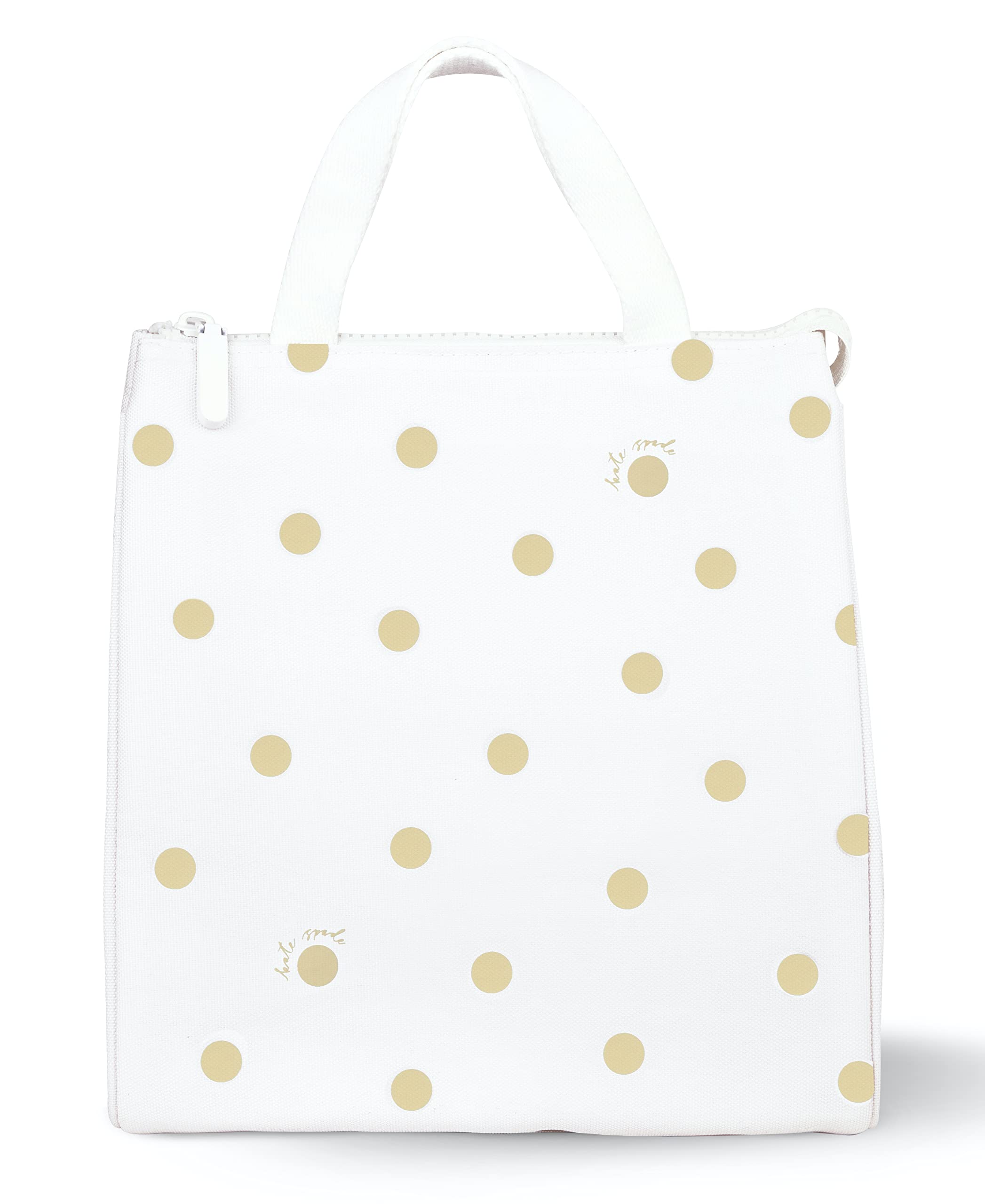 Mua Kate Spade New York Portable Soft Cooler Lunch Bag, Thermal Tote with  Silver Insulated Interior Lining and Storage Pocket, Gold Dot with Script  trên Amazon Mỹ chính hãng 2023 | Giaonhan247
