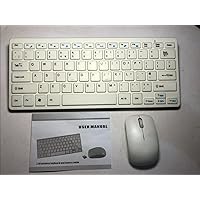 ENGLISH UK LAYOUT WHITE Wireless Small Keyboard and Mouse for SAMSUNG SMART TV'S