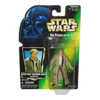 HAN SOLO IN ENDOR GEAR * WITH BLASTER PISTOL * Star Wars 1996 The Power of the Force Action Figure