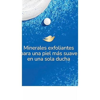 Dove body wash gentle scrub exfoliating minerals 6pk 16.9 oz 500 ml