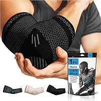 Elbow Orthopedic Brace Compression Support (Pair) - Elbow Sleeve for Tennis Elbow, Golfer’s Elbow Bursitis and Sprains Arthritis Pain Relief