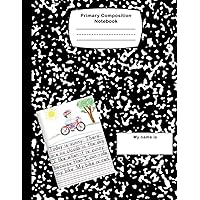 Primary composition notebook grades k-2: Marble Primary Composition Notebook with picture space | top half blank | Handwriting Practice Paper | ... Notebook for girls and boys | 120 Pages