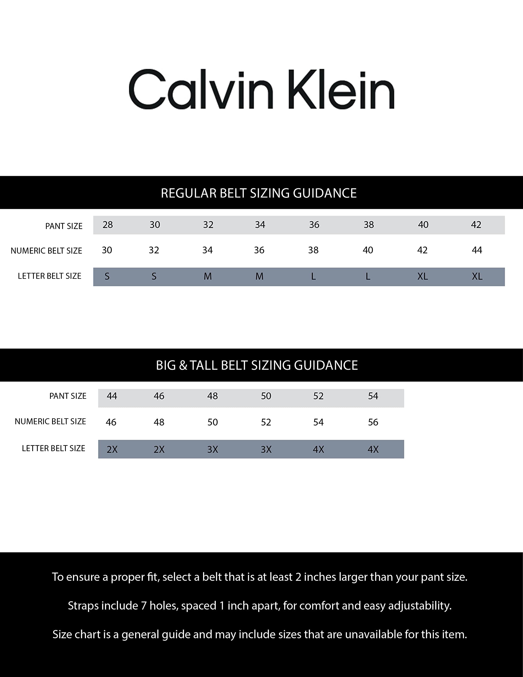 Calvin Klein Men's Casual Statement Plaque Buckle Belt with Logo Treatment