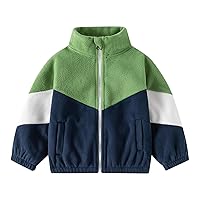 Toddler Kids Warm Padded Coat Clothing Toddler Thermal Long Sleeve Windbreaker Zip Transition Jacket for 2 7