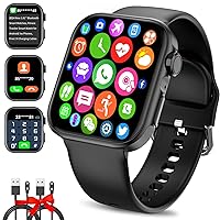 Smart Watch for Android and iOS Phones Women Men, 2024 1.81'' Bluetooth Smartwatch Full Touch Screen Answer/Make Call/Text Waterproof Smart Watches, Fitness Tracker Smart Watches for Outdoor Sports