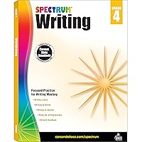 Spectrum Grade 4 Writing Workbooks, Ages 9 to 10, Creative Writing, Story Writing, Opinion, and Informative Writing Practice, 4th Grade Writing Book for Kids