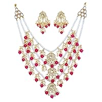 SANARA Jewellery Set Collection of Different Designs Pearls Necklace, Choker Necklace, Kundan Necklace, Long Necklace For Women Handmade Rani Haar