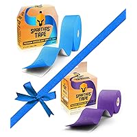 Sparthos Tape Color Bundle: Electric Blue [Uncut 115 ft. Roll] + Indigo Purple [16.4 ft Uncut Roll]