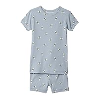 GAP Baby Girls' Short John Pajama Set