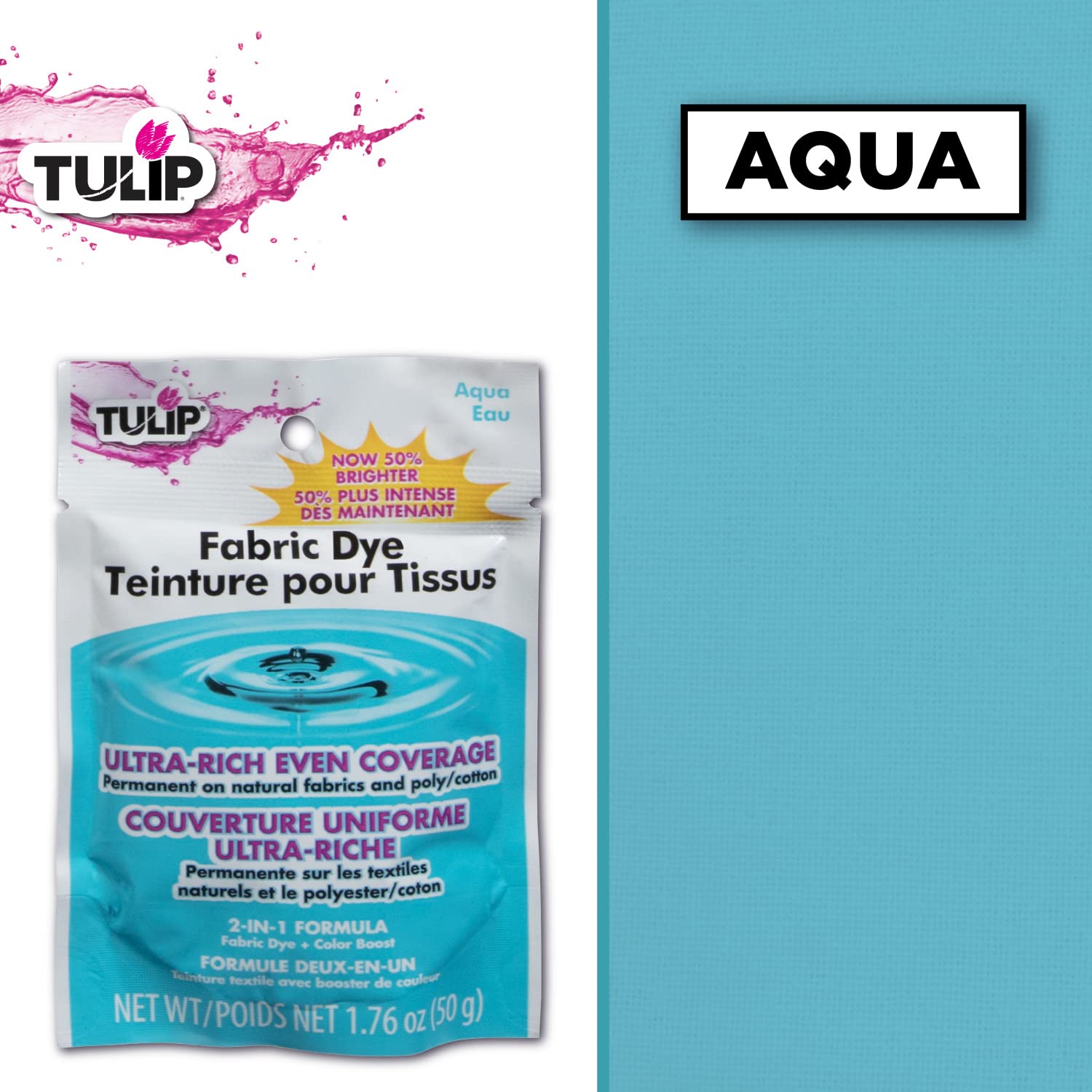 Tulip Fabric Dye 42742 Fdy Opstk Hot Aqua