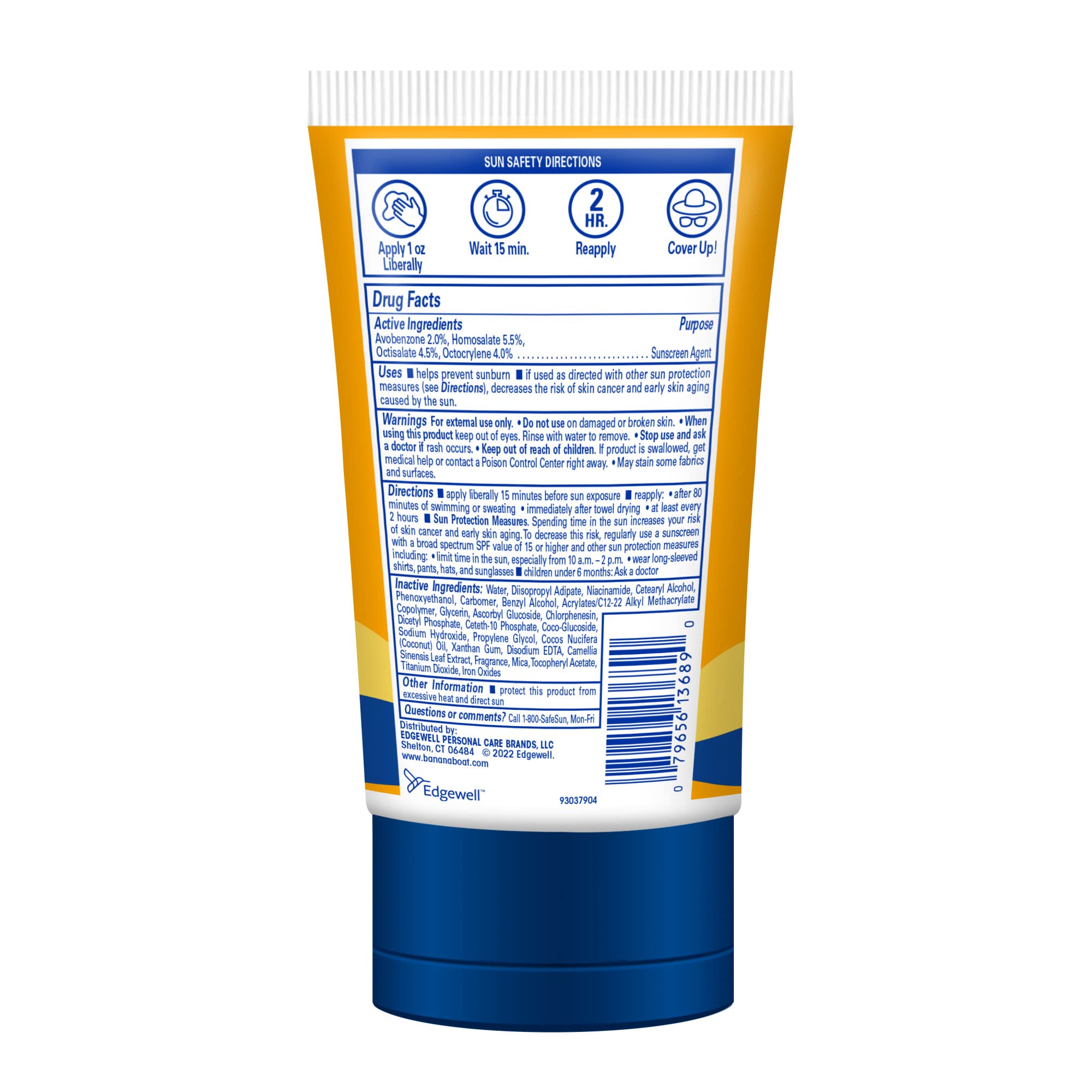 Banana Boat Protection + Vitamins Sunscreen Lotion SPF 30 | Moisturizing Sunscreen with Vitamin C & B3 | Banana Boat Vitamin C Lotion Sunscreen, Vitamin B3 & Vitamin C Sunscreen, 4.5 oz.