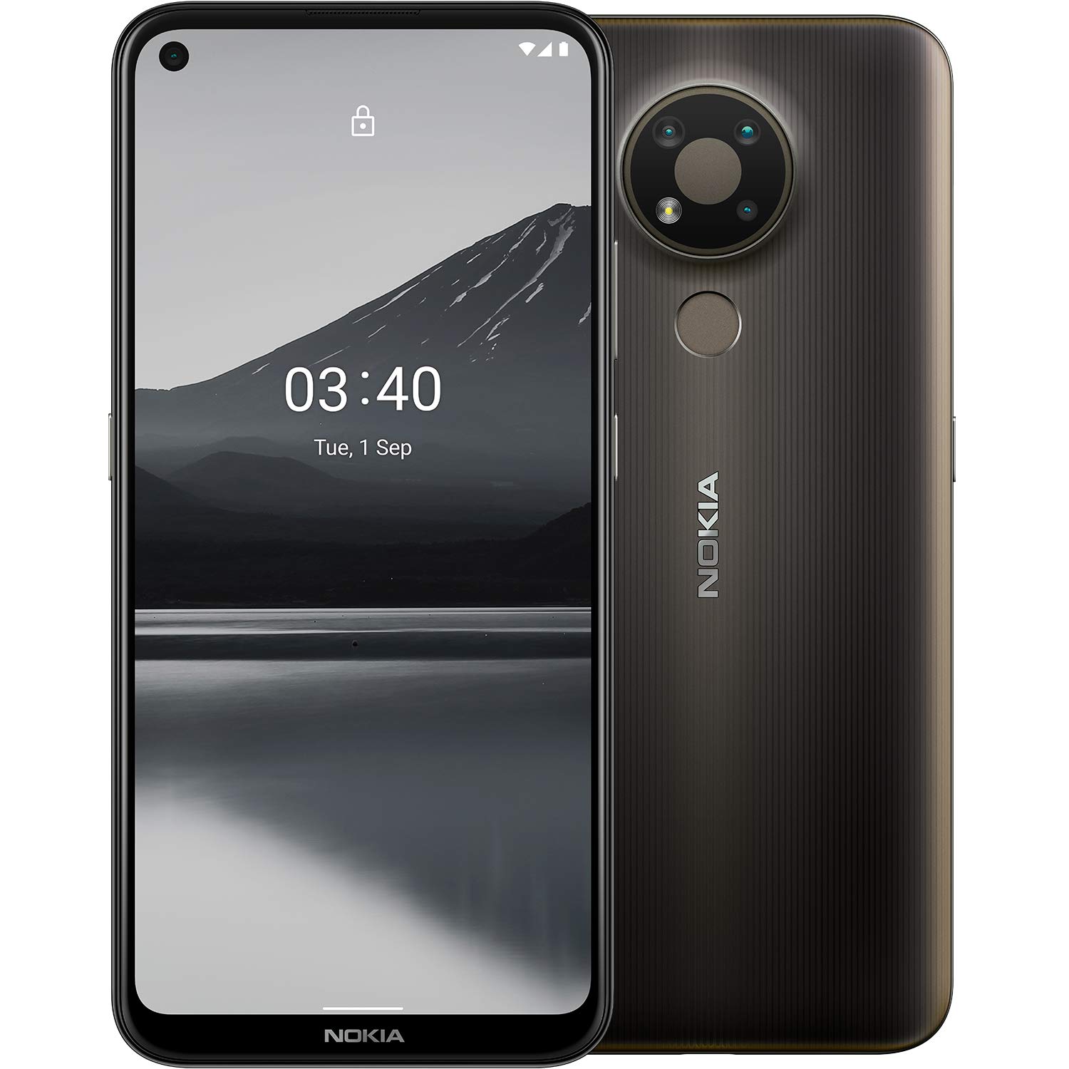 Nokia 3.4 | Android 10 | Unlocked Smartphone | 2-Day Battery | US Version | 3/64GB | 6.39-Inch Screen | Triple Camera | Charcoal