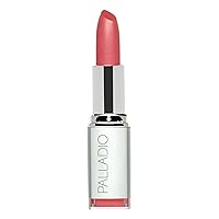 Palladio Herbal Lipstick, Surely Pink, Rich Pigmented and Creamy Lipstick, Infused with Aloe Vera, Chamomile & Ginseng, Prevents Lips from Drying, Combats Fine Lines, Long Lasting Lipstick
