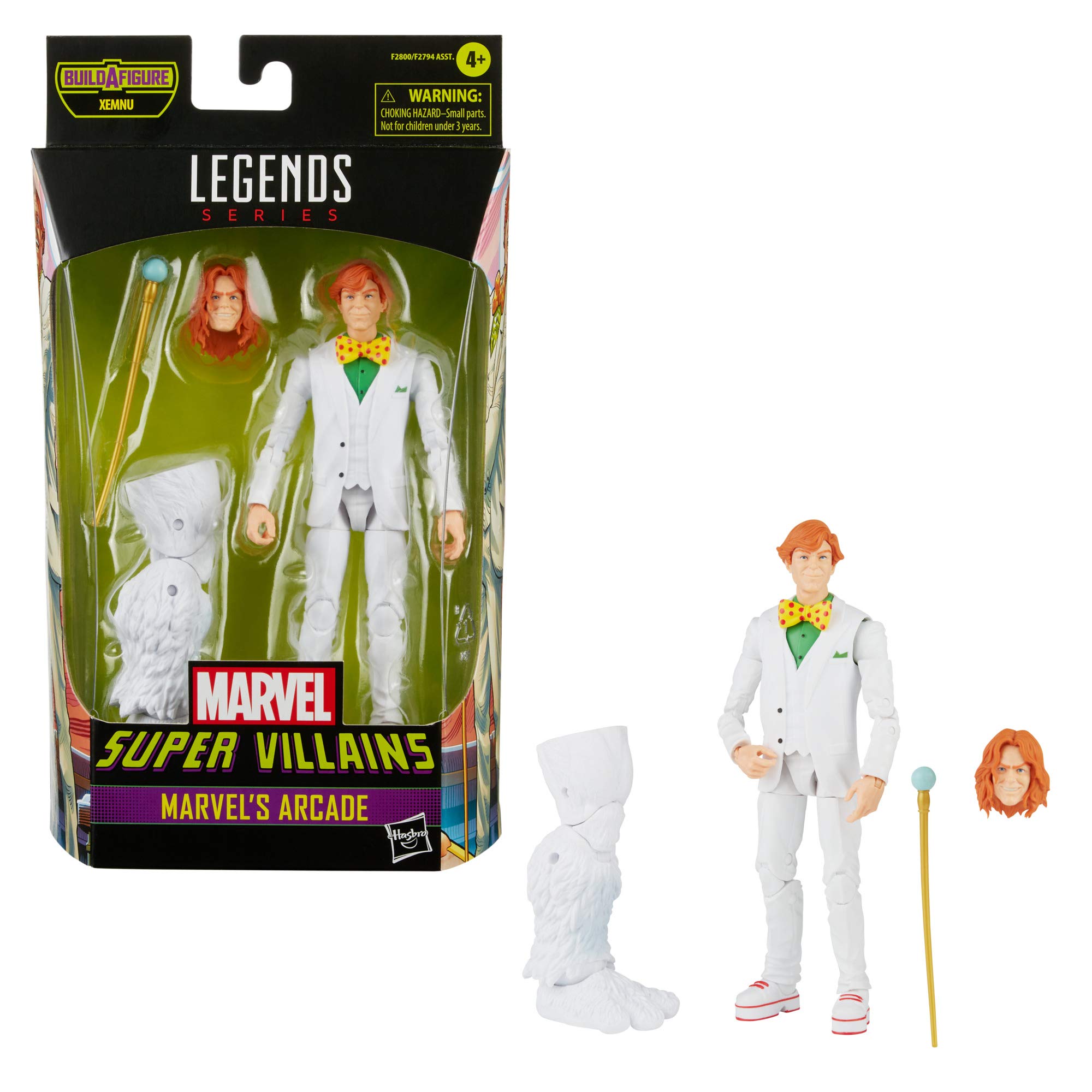 Marvel Hasbro Legends Series 6-inch Collectible Arcade Action Figure and 2 Accessories