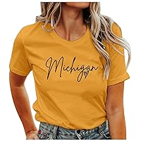 Women Tee Dressy Lightweight Clothes Plus Size Side Shirring Workout Tops Scooped Neck Womens Tee