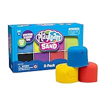 Educational Insights Playfoam Sand 8-Pack, Play Sand Set, 8 Assorted Colors, 6 oz. Each, Sensory Toy for Kids, Elementary Classroom Must Haves, Ages 3+
