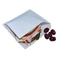 Deli Wrappers/Double Open/Pretzel Bags, White (250 Count)