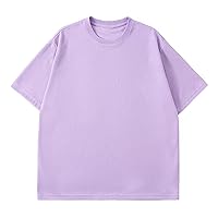 Mens Basic Solid Color T Shirts 2023 Summer Waffle Short Sleeve Round Neck Pullover Tops Loose Casual Tees for Men