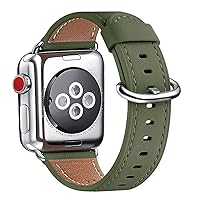 WFEAGL Compatible with Apple Watch Band 41mm 40mm 38mm 45mm 44mm 42mm Women, Top Genuine Leather Band Replacement Strap for iWatch Band Series SE 9 8 7 6 5 4 3 2 1