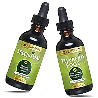 Go Nutrients Selenium 1 oz Liquid Drops, 60 mL - Supports Thyroid Function, Energy, and Metabolism