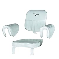 Wise 8WD1007-2-710 Captains Chair Replacement Cushion Set Only, White