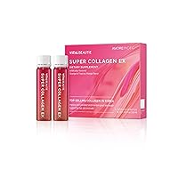 VITALBEAUTIE Super Collagen (EX, 5 Servings) - Concentrated Liquid Low Molecular Marine Collagen. Korean Skincare by AMOREPACIFIC. Biotin, Vitamin C, Hyaluronic Acid, L-Glutathione Yeast Extract.