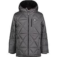 BASS OUTDOOR Boys' Heavy Weight Diagonal Quilted Puffer Coat