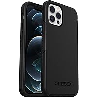 OtterBox Symmetry Series+ Case with MagSafe for iPhone 12 & iPhone 12 Pro (Only) - Non-Retail Packaging - Black