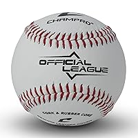 Champro Official League Cork Baseball (White, 9-Inch) (Pack of 12)