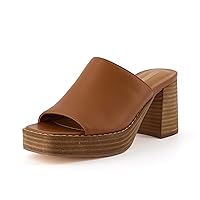 CUSHIONAIRE Women's Keeper soft one band Heel Sandal +Memory Foam, Wide Widths Available