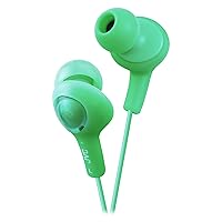 JVC HAFX5G Gumy Plus Inner Ear Headphones (Green)